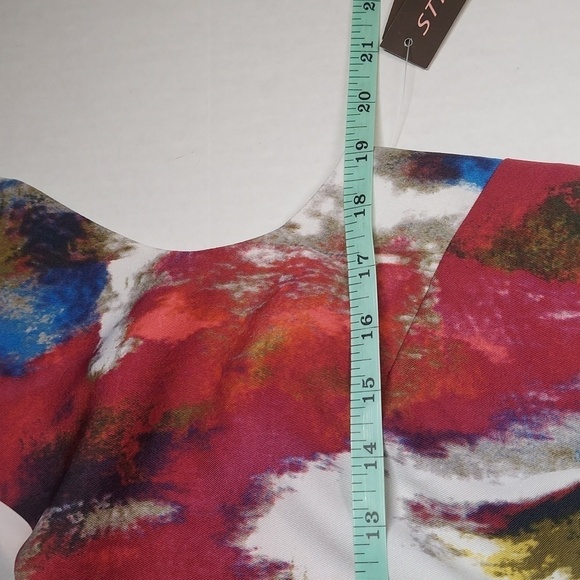 Voir Voir Multicolor Midi Dress Size 10 - Picture 5 of 8